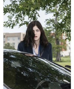 Alexandra Daddario Mayfair Witches Blue Coat