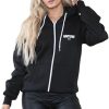 Black Fox Zip Hoodie