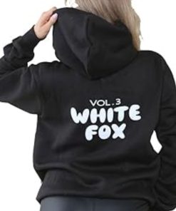 White Fox Pullover Hoodie